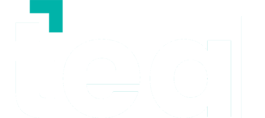 Teal logo wordmark white
