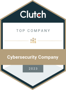 top clutch.co cybersecurity company 2023 award