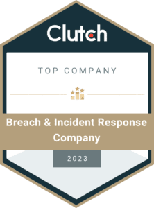 top clutch.co breach incident response company 2023 award