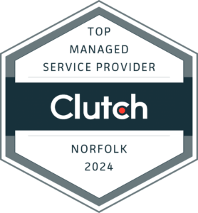 top managed it services provider norfolk 2024 clutch.co award