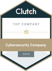 top cyber security company 2024 award clutch.co award