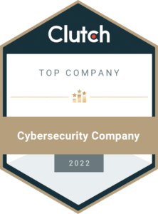 top clutch.co cybersecurity company 2022 award