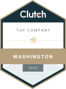 top clutch.co company washington 2022 award