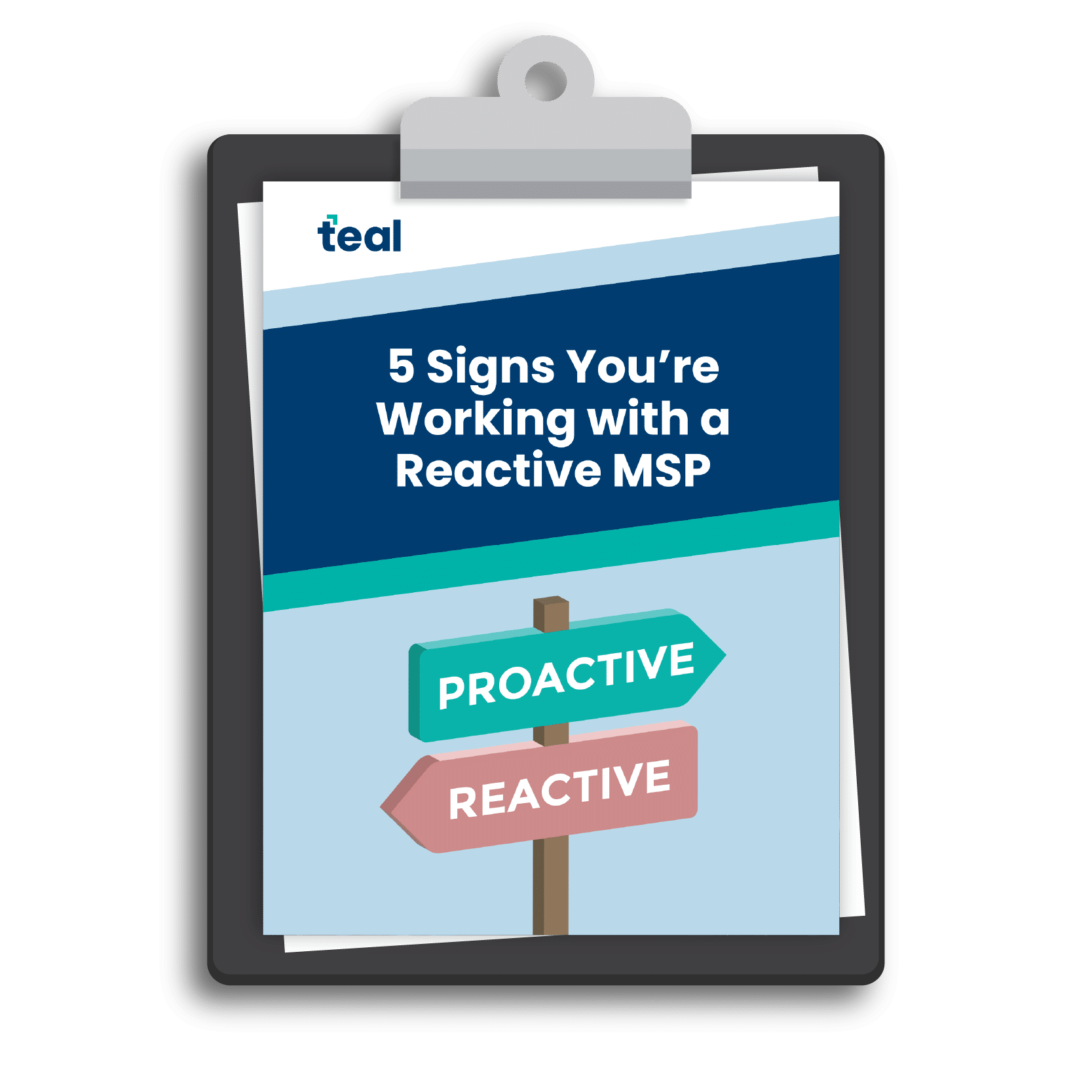 5 Signs You’re Working with a Reactive MSP Checklist