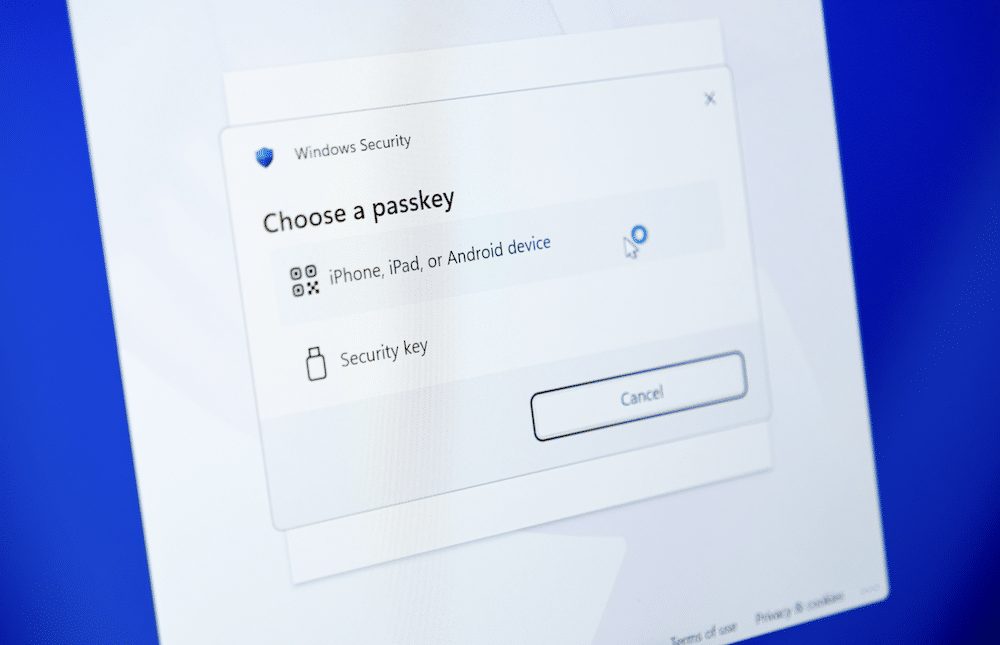microsoft passkey